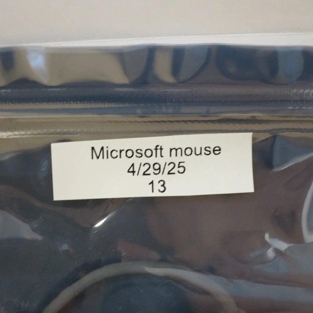 2 Button Microsoft Mouse Port Compatible PS2 Mouse 2.1A PN X03-68761 - Tested 13